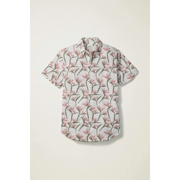 Bonobos Riviera Short Sleeve Men's Shirt Floral Buttondown Slim Fit XS 283357 - Picture 3 of 11
